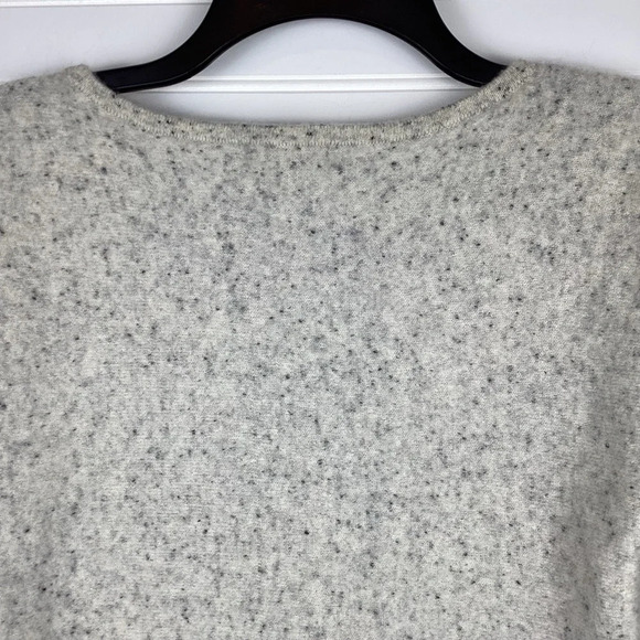 Charter Club 100% Cashmere Sweater Oatmeal Speckled X-Small Round Hem - Picture 6 of 10
